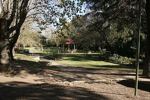 Garden beds at Leighton Gardens in Moss Vale