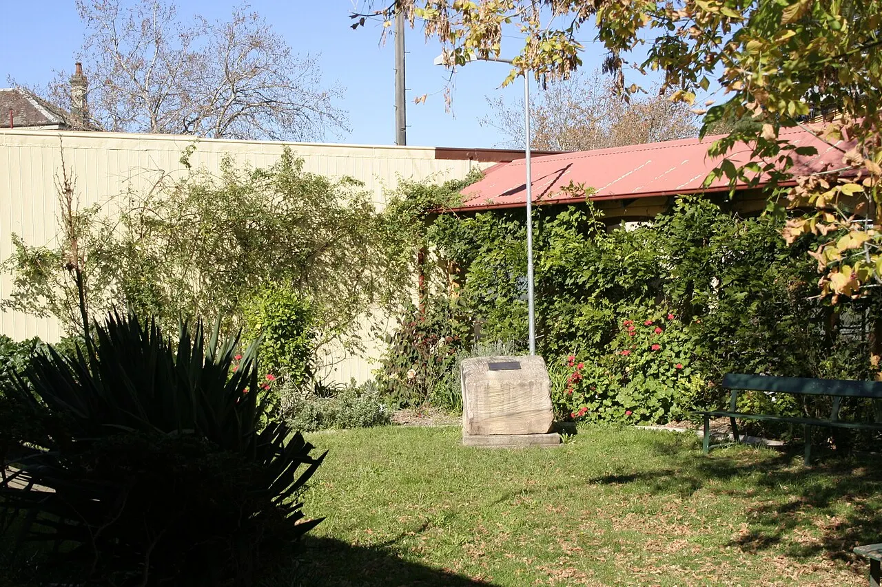Garden at Moss Vale railway station